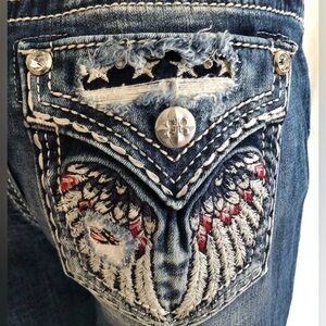 Miss Me Jeans Mid Rise Boot - Size 29